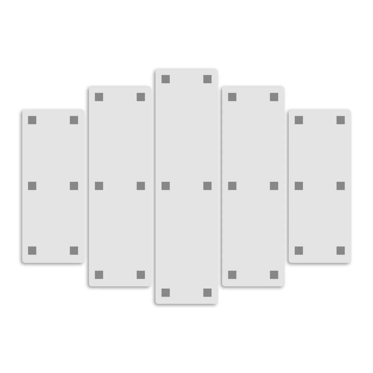 Giallobus - 5 Panneau multiple Art Board - Banksy - Collage de Banksy 2 - Bois MDF - 140x100