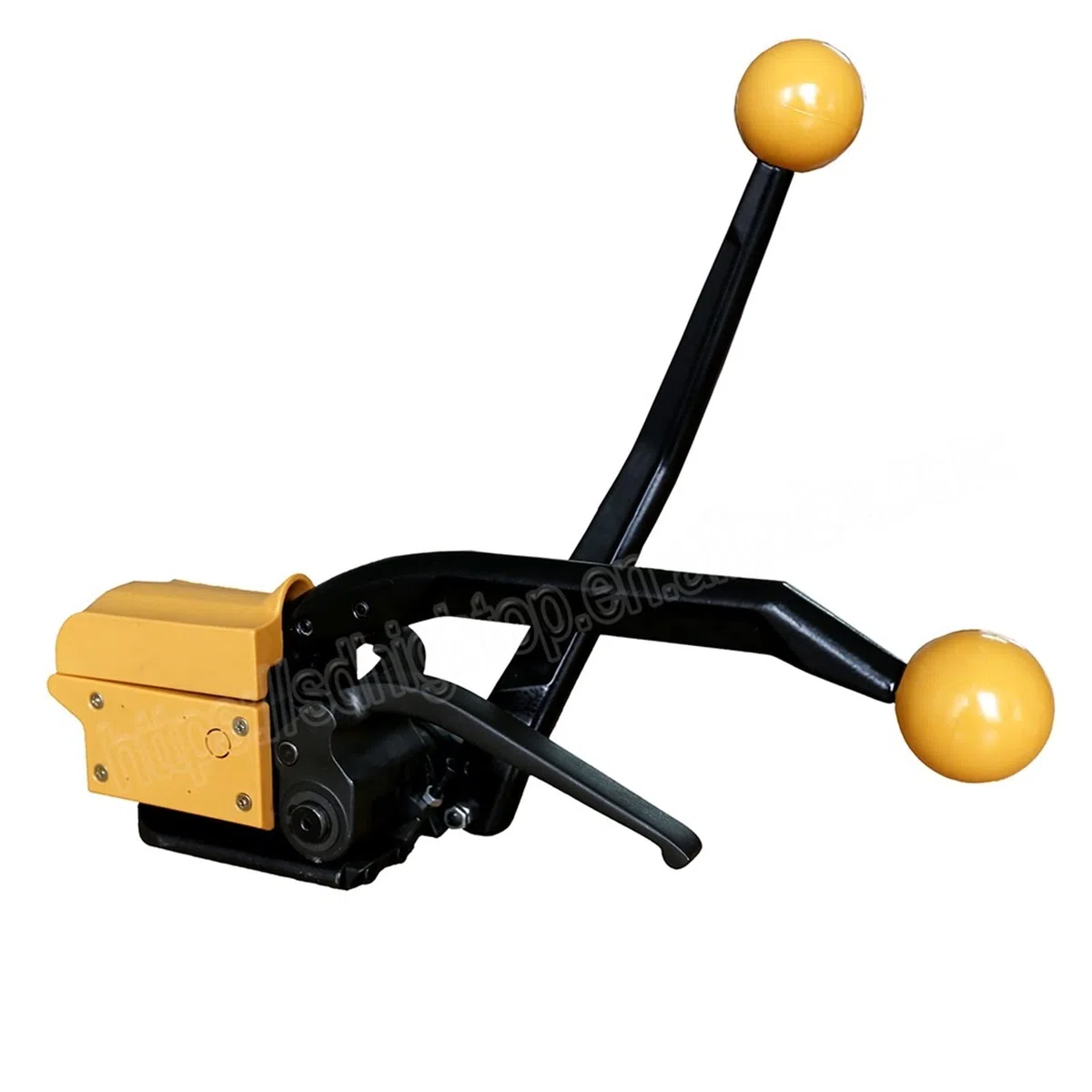 Haute précision Outil de cerclage manuel en acier A333 sans boucle Machine de cerclage en acier portable sans joint for feuillard en acier de 13/16/19 mm Avec une large gamme d'applications(13mm)