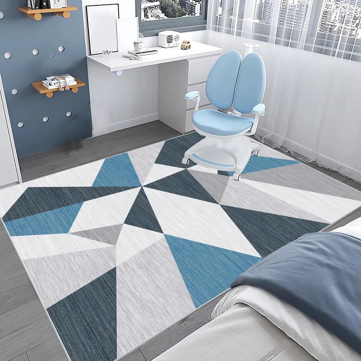 Tapis pour Protection de sols durs, Tapis Chaise de Bureau, Tapis Chaise Gaming Antidérapant, Protège Les Sols, Tapis pour Fauteuil Planchers, Parquets, pour Gaming et Le Travail 120 x 140 cm