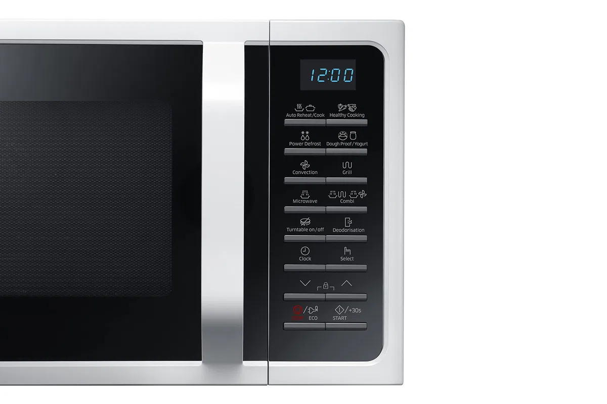 Samsung Four à micro-ondes combiné SmartOven MC2BH5015AW/ET, cuisson ventilée, Fresh Menu, Micro-ondes + Grill 900 W + 1500 W, 28 L, 52 l x 31 h x 47 cm, blanc