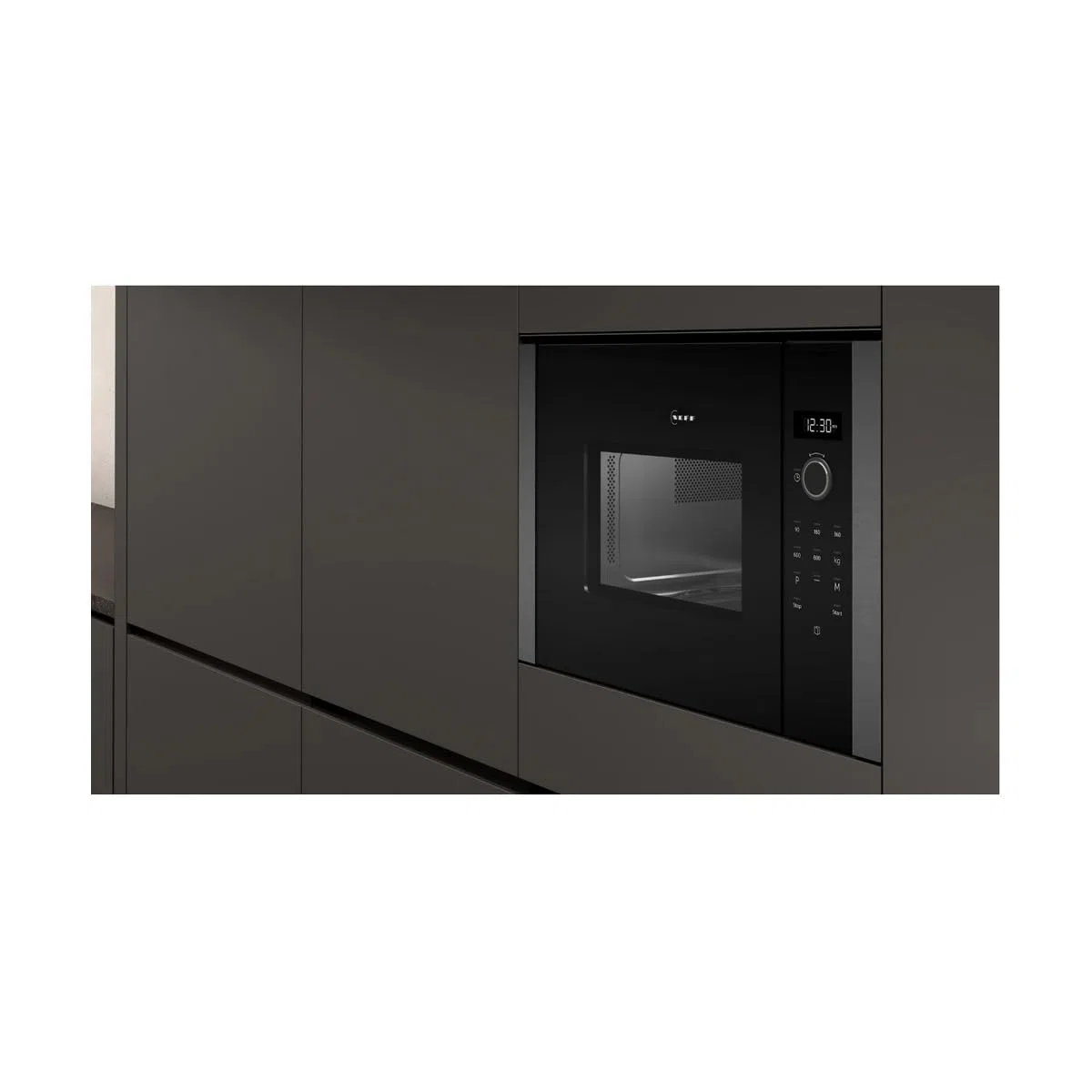 Micro ondes mono fonction Neff HLAGD53G0 gris graphite