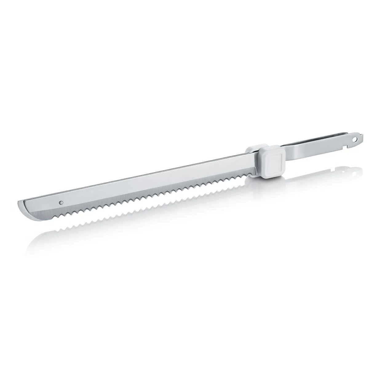 GRAEF. Couteau électrique EK501EU, blanc, réglage vertical, protection des doigts, lames en acier inoxydable lavables au lave-vaisselle