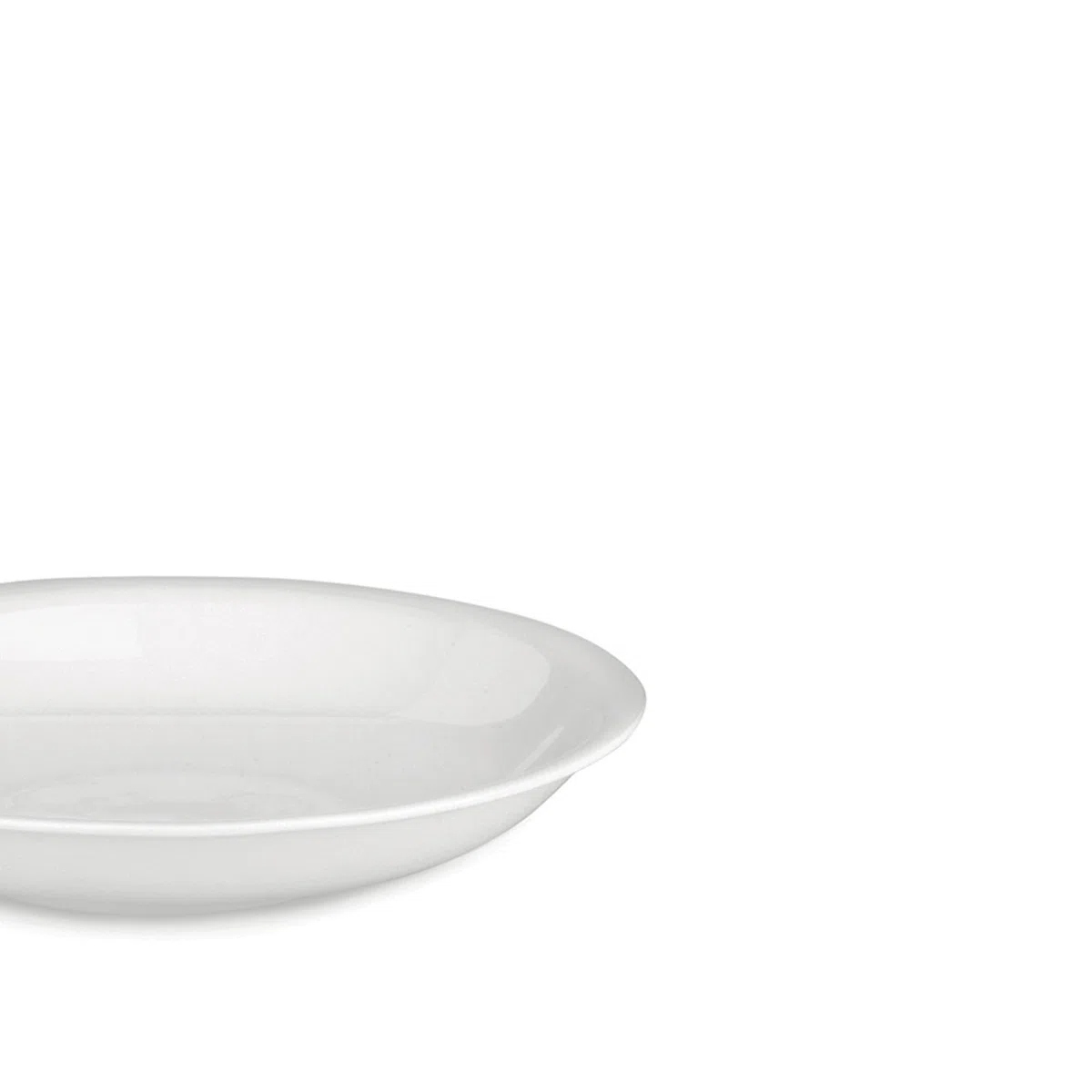 Alessi Agv29/2 All-time Assiette Creuse en Bone China, Set de 4 Pièces