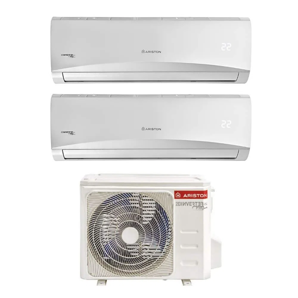 Ariston Prios 9+12 Climatiseur fixe Dual Split WI-FI Ready [Classe d'efficacité énergétique A++] [Classe d'efficacité énergétique A++]