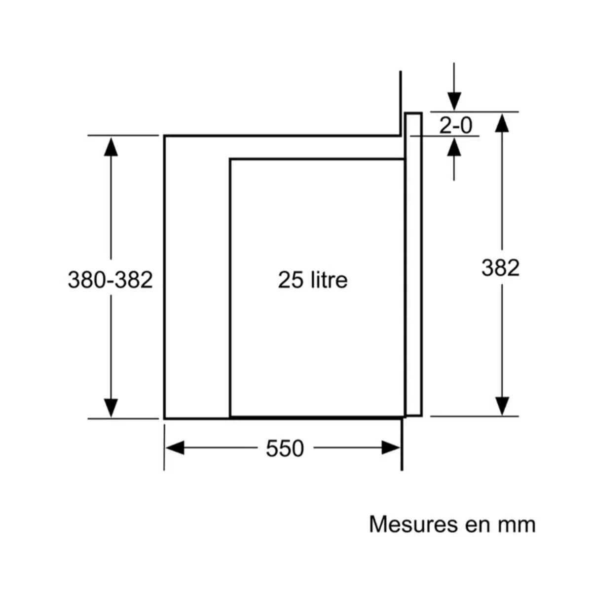 Micro ondes mono fonction Neff HLAGD53G0 gris graphite