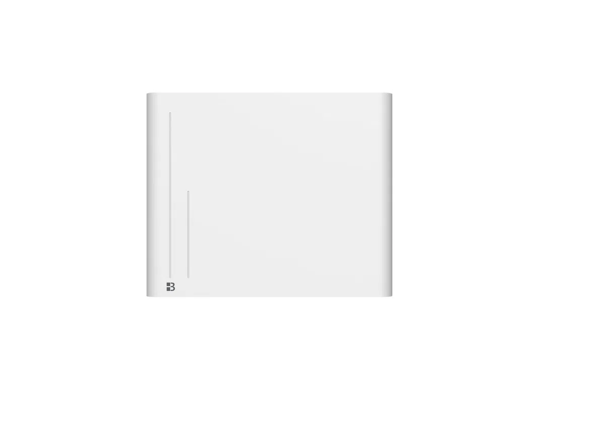 BESTHERM - Radiateur électrique fixe à inertie sèche céramique 1000W Bestherm ALBA horizontal blanc