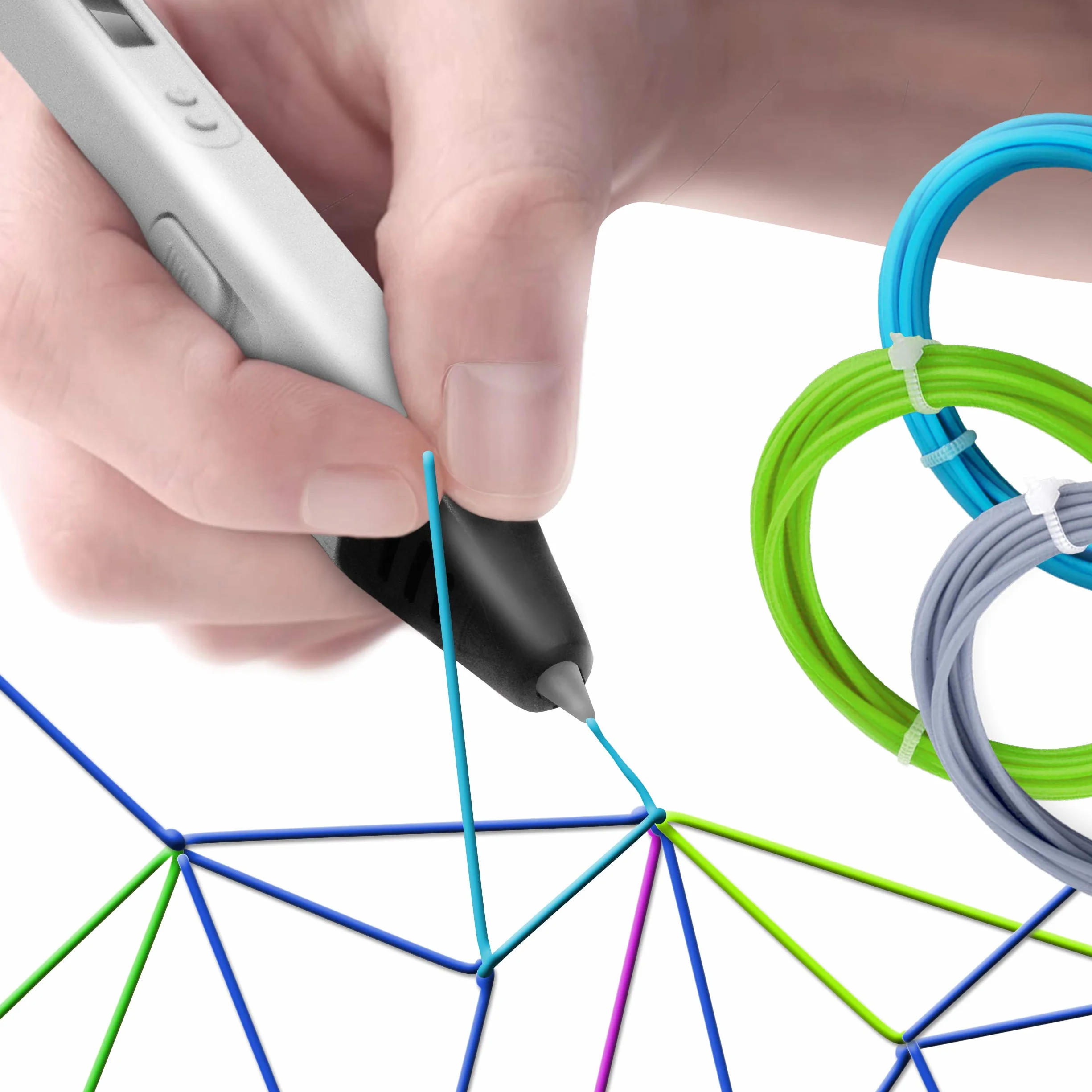 MYNT3D Stylo 3D d'impression Professionnelle avec écran OLED