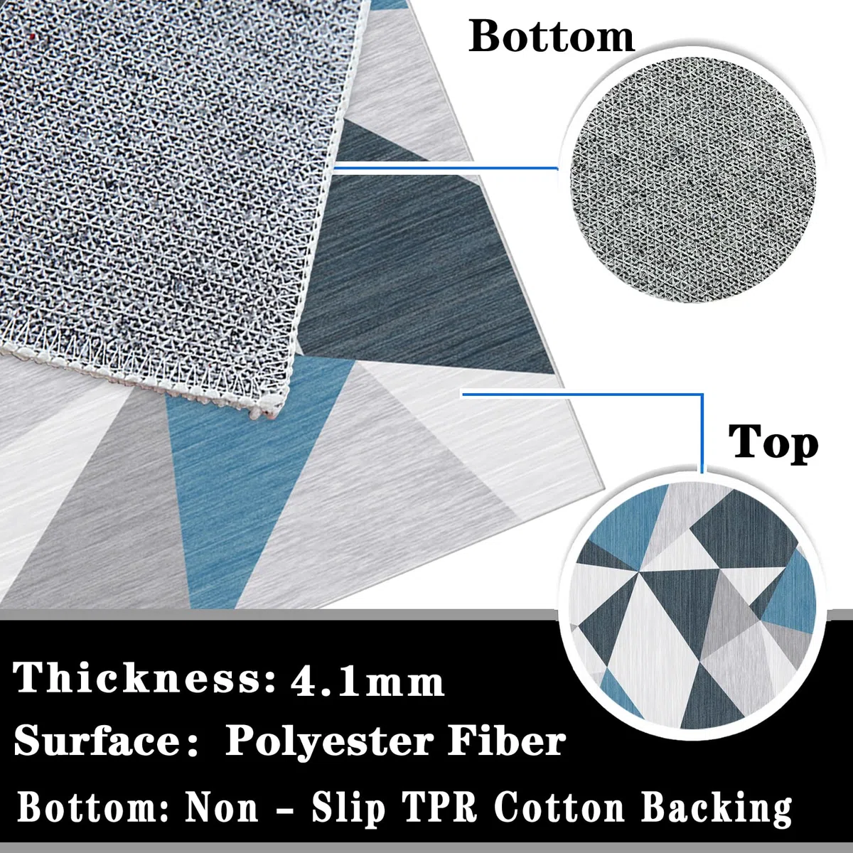 Tapis pour Protection de sols durs, Tapis Chaise de Bureau, Tapis Chaise Gaming Antidérapant, Protège Les Sols, Tapis pour Fauteuil Planchers, Parquets, pour Gaming et Le Travail 120 x 140 cm