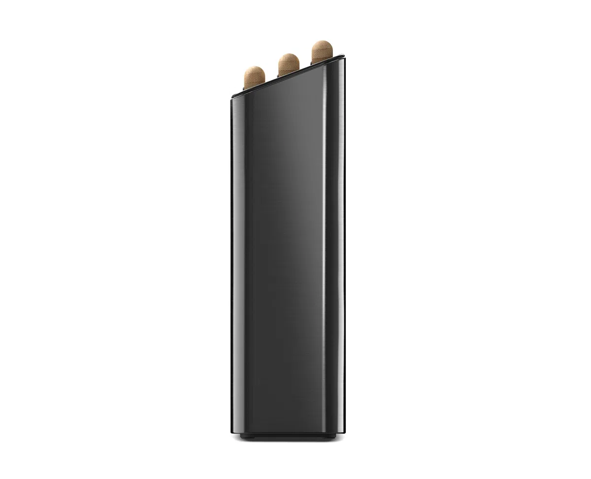 Joseph Joseph Folio Set de 3 Planches à Découper en bois de bambou, Etui en Acier Inox pour, Rangement Cuisine