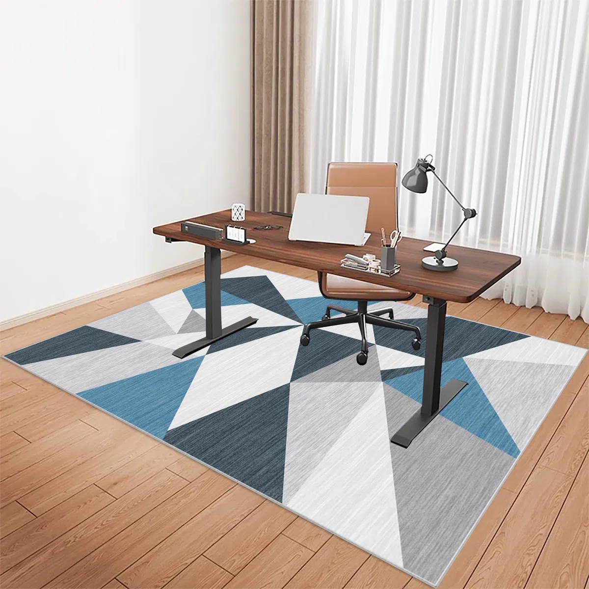 Tapis pour Protection de sols durs, Tapis Chaise de Bureau, Tapis Chaise Gaming Antidérapant, Protège Les Sols, Tapis pour Fauteuil Planchers, Parquets, pour Gaming et Le Travail 120 x 140 cm